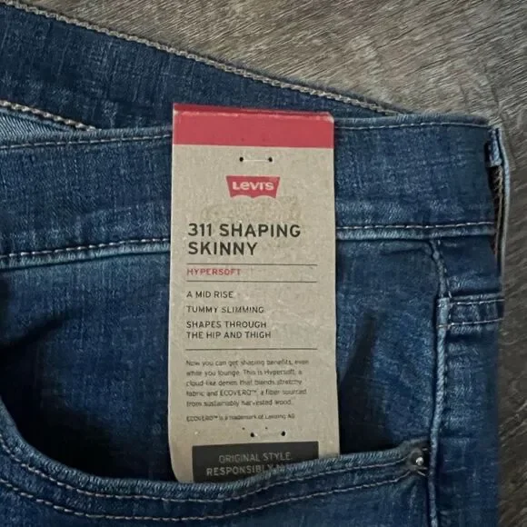 Levi's Plus Size 311 Shaping Skinny Jeans- Size 24W - Picture 3 of 8
